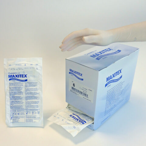 powdered latex surgical gloves sterile