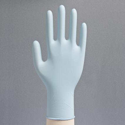 disponsable blue nitrile gloves