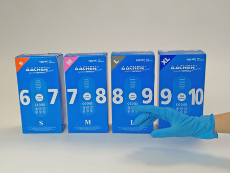 Disponsable nitrile gloves wholesale - AachenPremium
