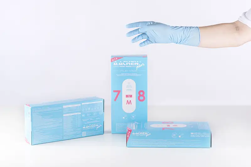 Long nitrile glove - AACHENPLUS