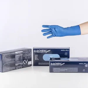 Extra-thick nitrile glove for high-risk practices -  AACHENPROTEC