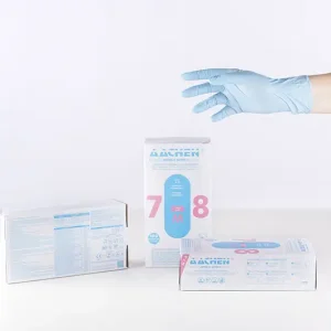 Blue nitrile glove - AACHEN