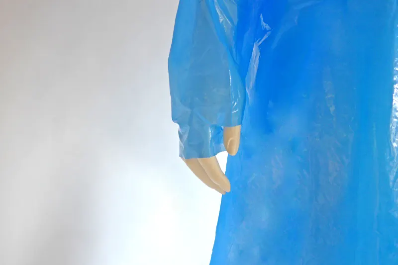 Biological Protection Plastic Gown - Image 2