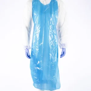 Polyethylene extra-long disposable apron