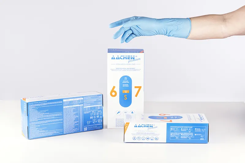 Nitrile glove - AACHENPREMIUM extralong