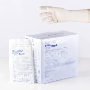 Powdered latex surgical glovesd - MAXITEX