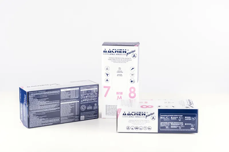 Extra-thick nitrile glove for high-risk practices - AACHENPROTEC A - Image 2