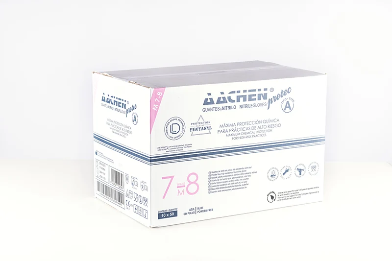 Extra-thick nitrile glove for high-risk practices - AACHENPROTEC A - Image 4