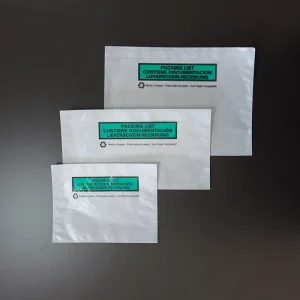 Paper-List adhesive envelopes (packing list 100% paper )