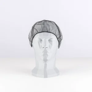 Black polyester hairnet
