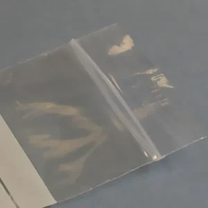 Zip-lock bags with stripes and circular hole