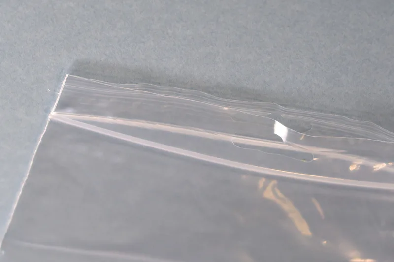 Clear zip-lock bag with Euro hole - Image 3